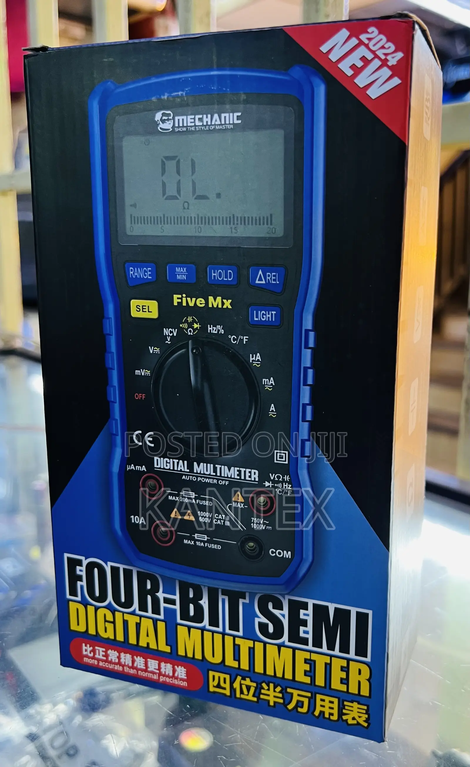 Four-Bit Semi Mechanic Digital Multimeter