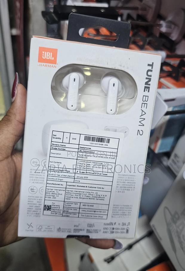 Jbl Tune Beam 2 Wireless Earbuds,Active Noise Cancelation - thumbnail 2