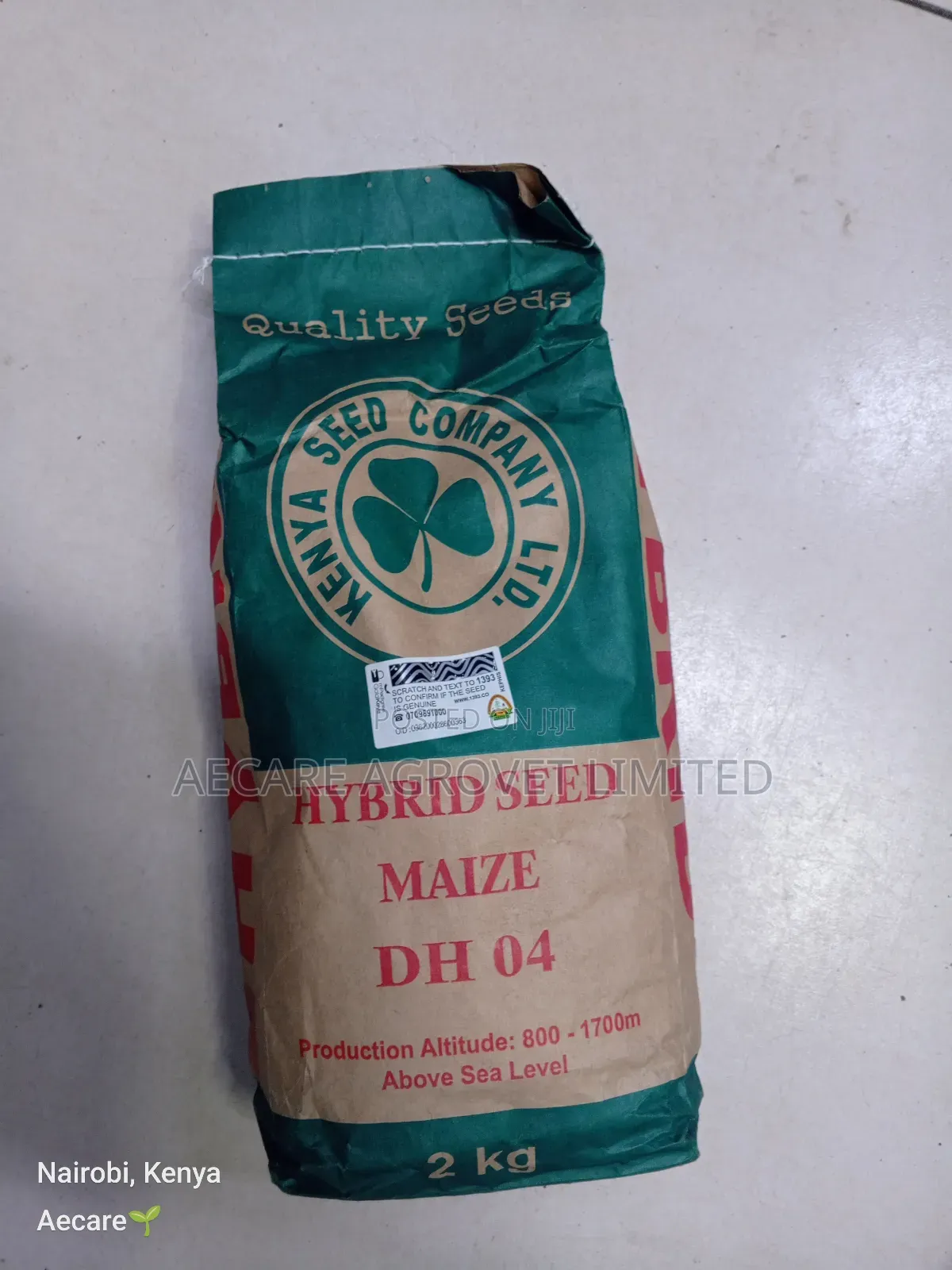 Maize Seeds Dh04 Hybrid Seeds 2kgs