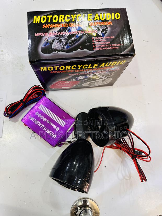Motorcycle Radio Mp3 With Bluetooth – Strong Bass Performance - main view