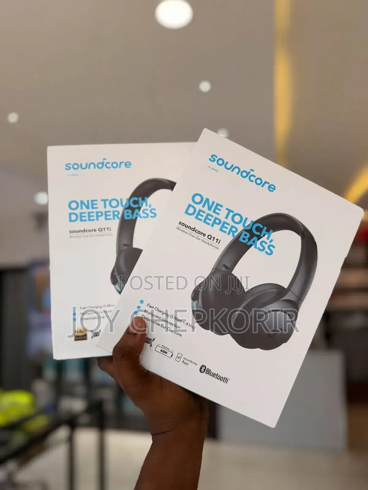 Soundcore Q11i Wireless Over‐Ear Headphones