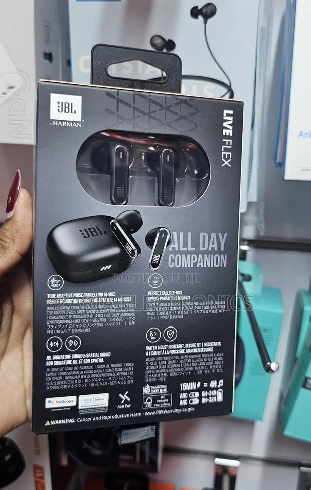 Jbl Live Flex Wireless Earbuds,With Noise Cancellation - thumbnail 3