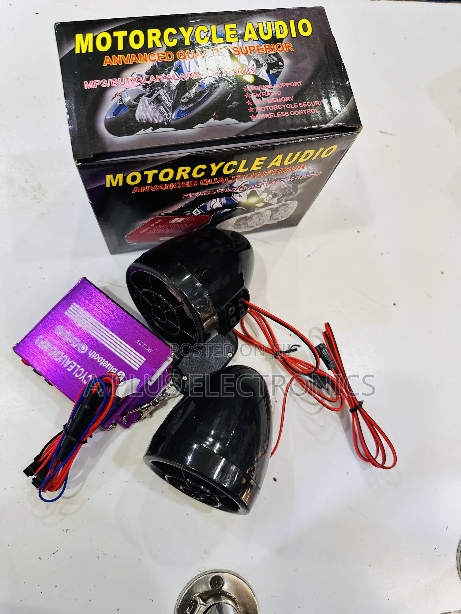 Motorcycle Radio Mp3 With Bluetooth – Weather Resistant Build