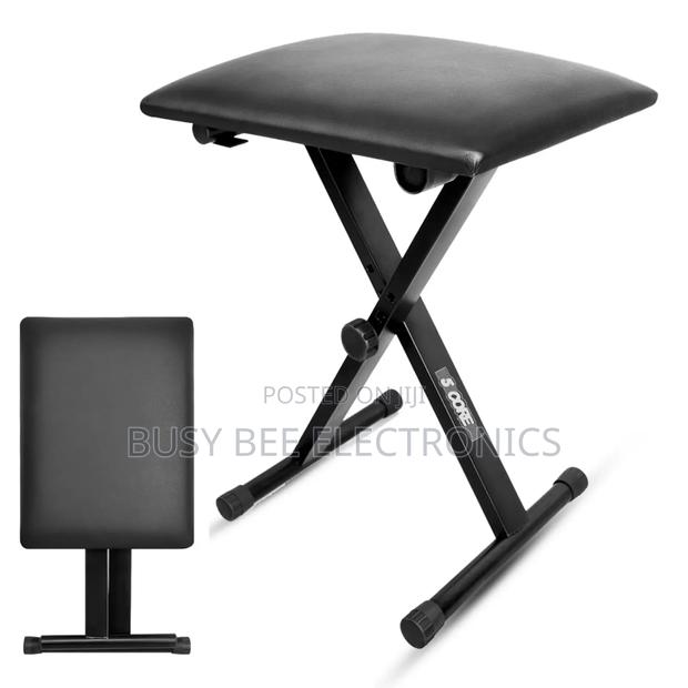 Adjustable Piano Bench Padded - main view