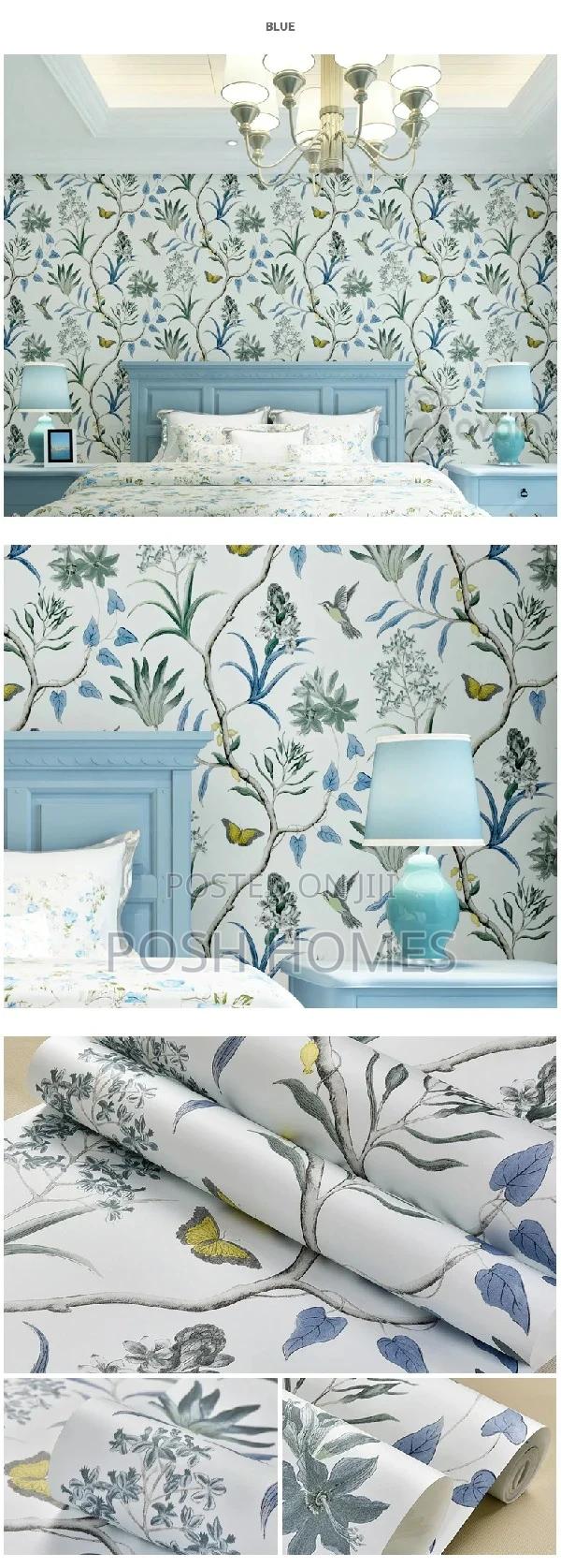 Patterned Overlay Floral Wallpapers - main view
