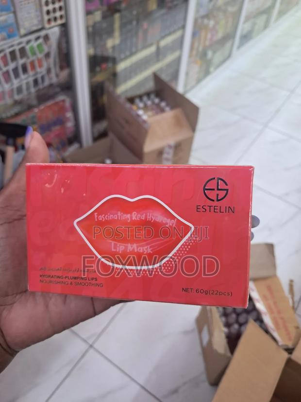 Red Hydrogel Lip Mask 22pcs - thumbnail 4