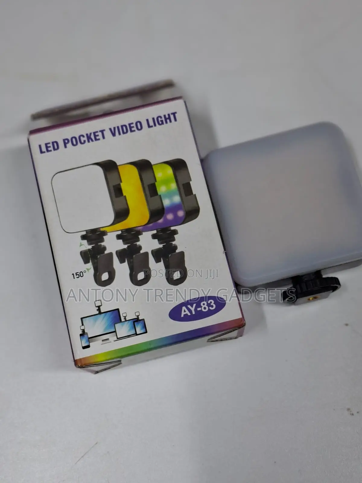 Ay-83 Mini Rgb Led Video Light Usb-c Rechargeable