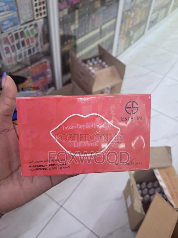 Red Hydrogel Lip Mask 22pcs - thumbnail 3