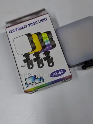 Ay-83 Rgb Fill Light 3200k–6500k With Clip Mount