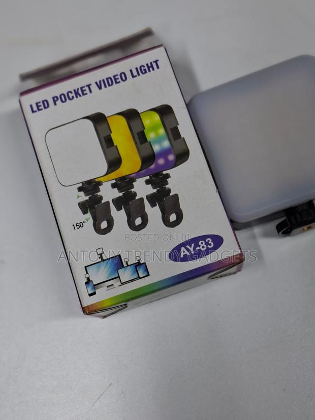 Ay-83 Rgb Fill Light 3200k–6500k With Clip Mount
