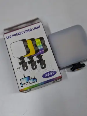 Ay-83 Rgb Fill Light 3200k–6500k With Clip Mount