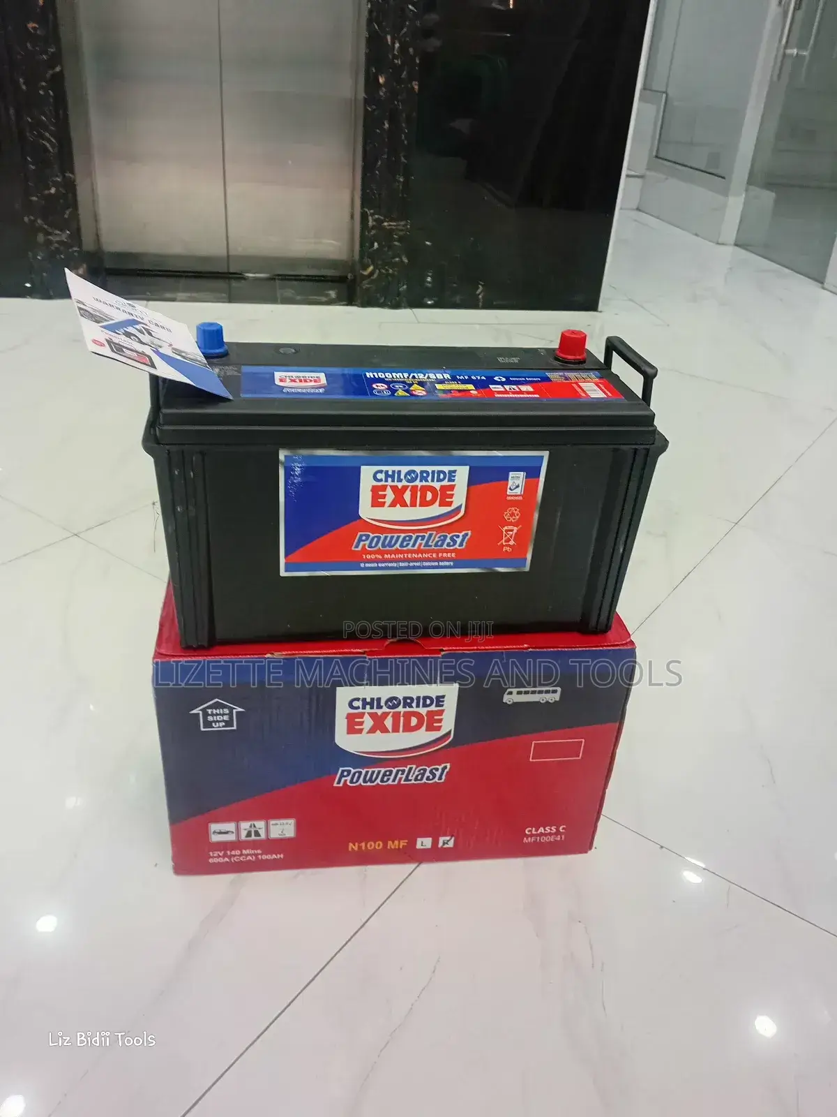 Chloride Exide N100 Maintenance-Free Battery