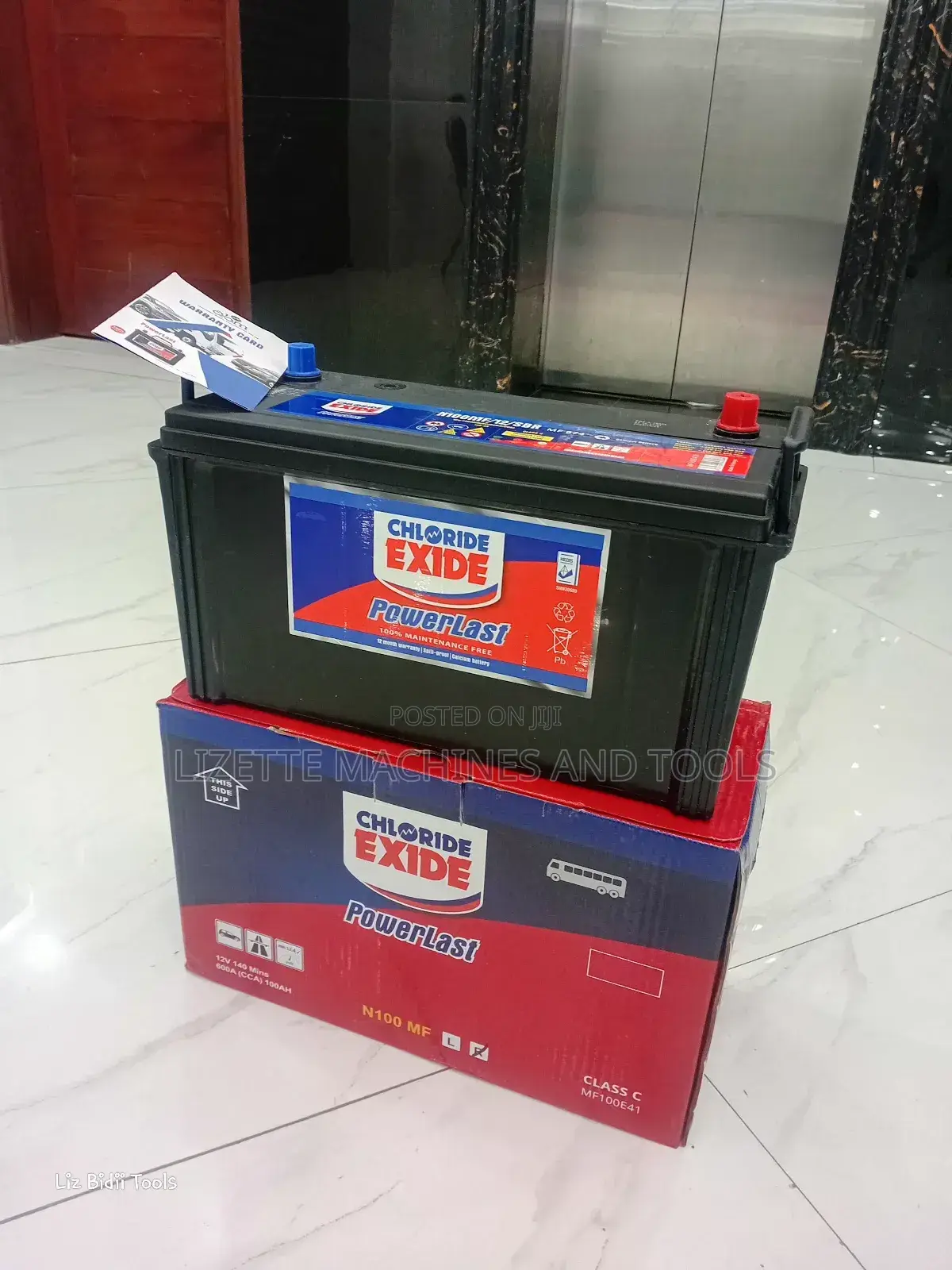 Chloride Exide N100 Maintenance-Free Battery