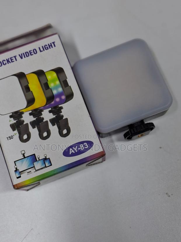 Portable Ay-83 Rgb Camera Light For Tiktok & Youtube