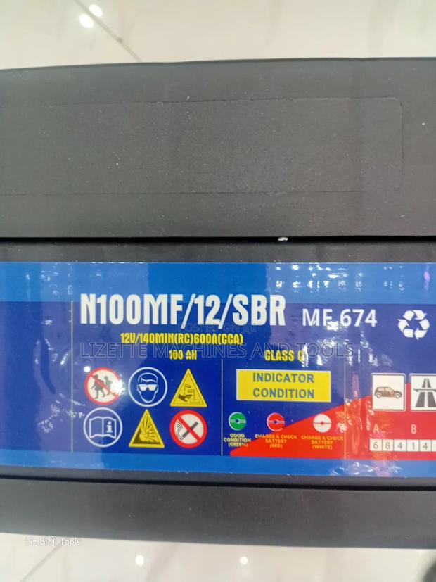 Chloride Exide N100 Maintenance-Free Battery - thumbnail 3