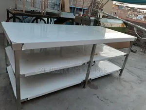 Commercial Kitchen Customized 3-Shelves Working Tables