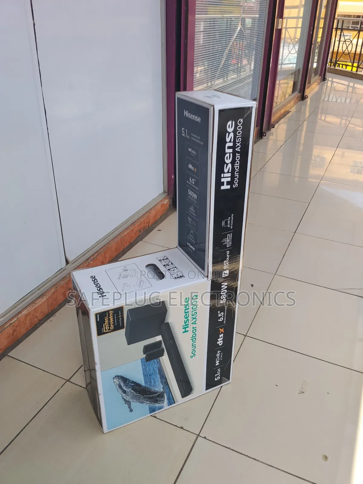 Hisense Ax5100q 5.1ch Soundbar W/ Wireless Subwoofer | Dolby Audio
