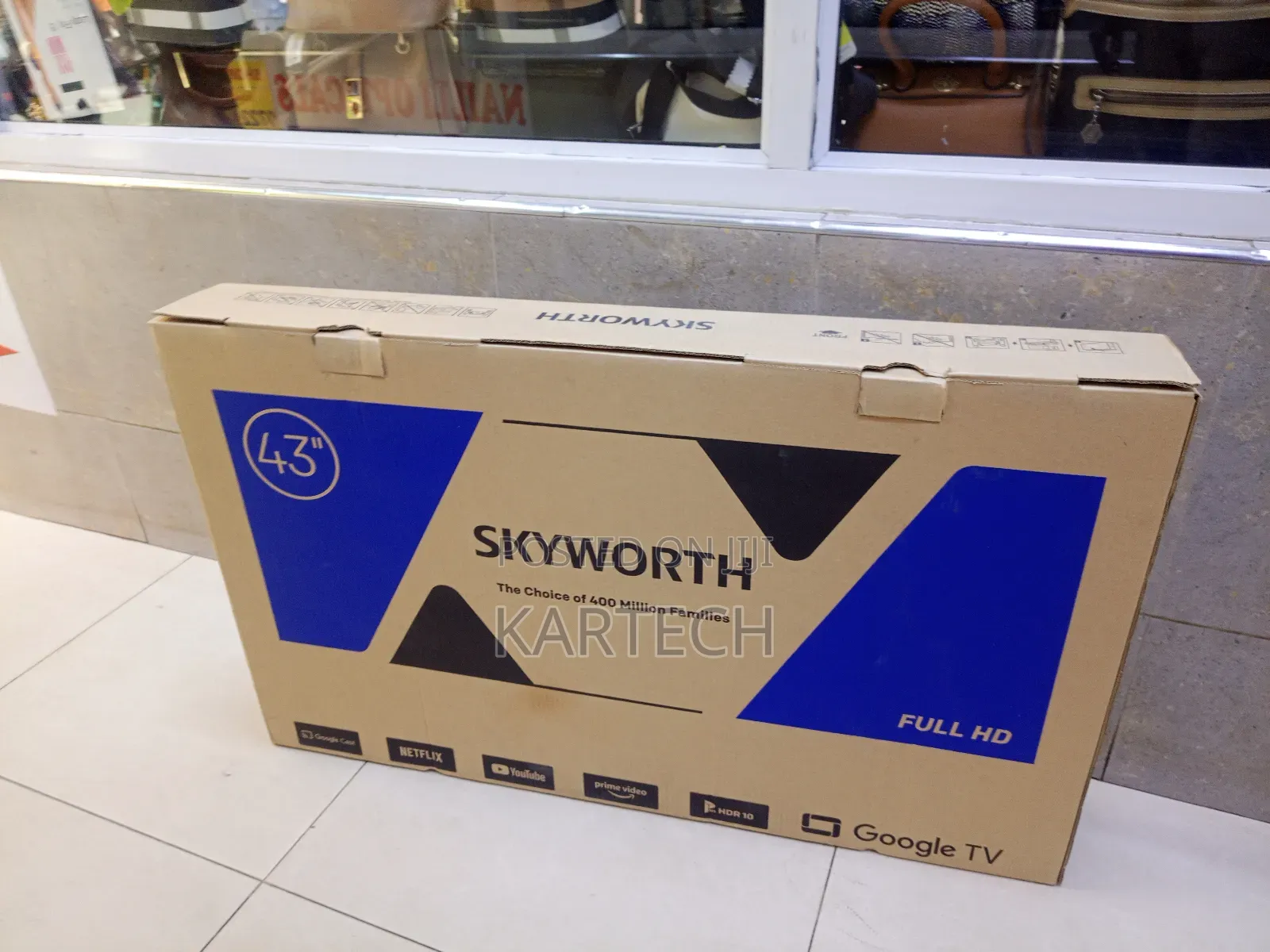 Skyworth 43-Inch Smart FHD Frameless Tv – Netflix Youtube Bluetooth