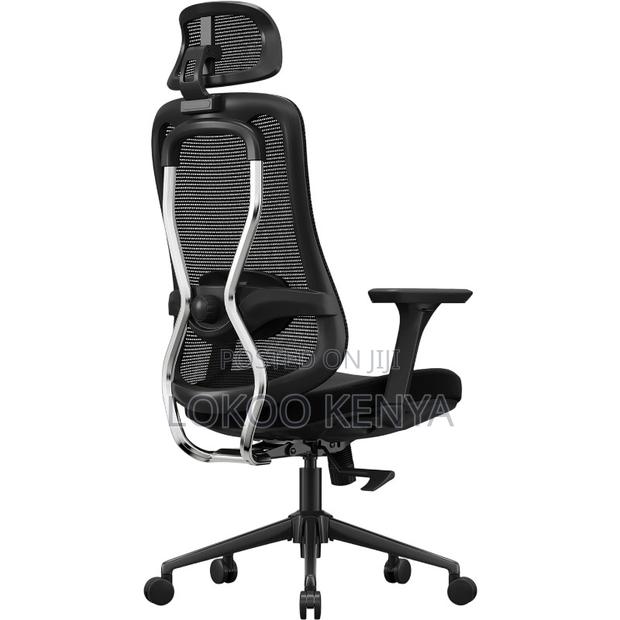Office Chair; High Back Swivel Strong Orthopedic Office Chair - thumbnail 4
