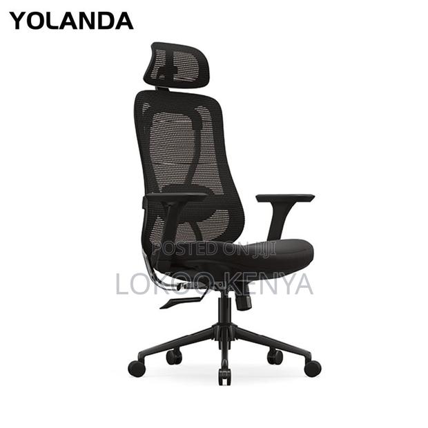 Office Chair; High Back Swivel Strong Orthopedic Office Chair - thumbnail 7