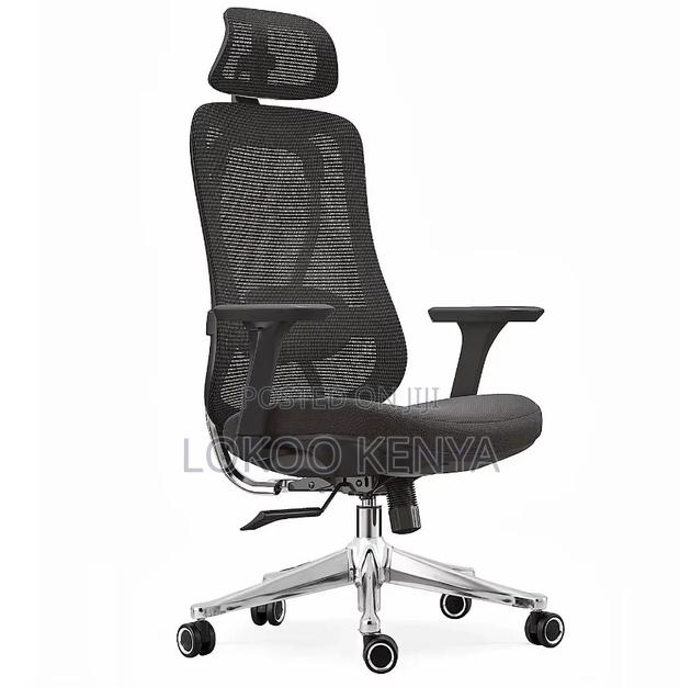 Office Chair; High Back Swivel Strong Orthopedic Office Chair - thumbnail 8