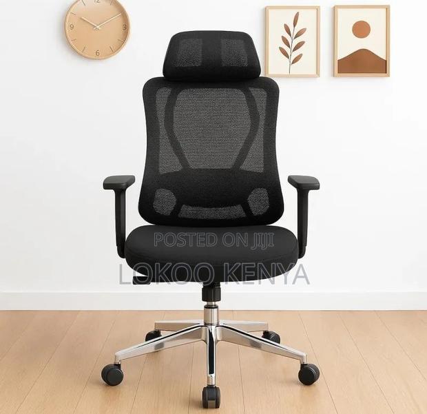 Office Chair; High Back Swivel Strong Orthopedic Office Chair - thumbnail 9
