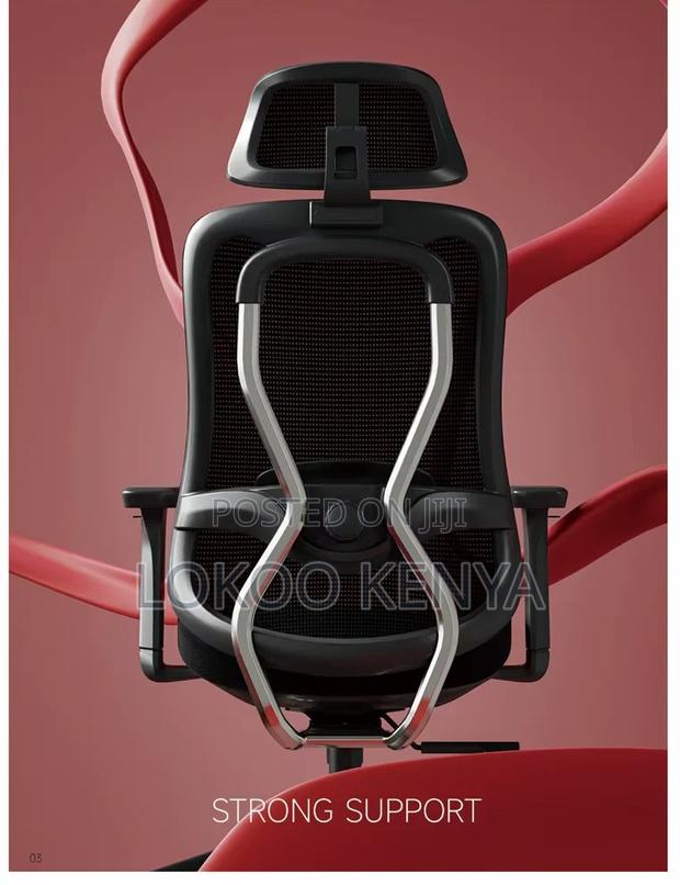 Office Chair; High Back Swivel Strong Orthopedic Office Chair - thumbnail 10
