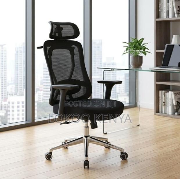 Office Chair; High Back Swivel Strong Orthopedic Office Chair - thumbnail 11