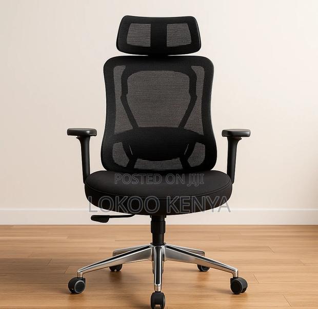 Office Chair; High Back Swivel Strong Orthopedic Office Chair - thumbnail 12