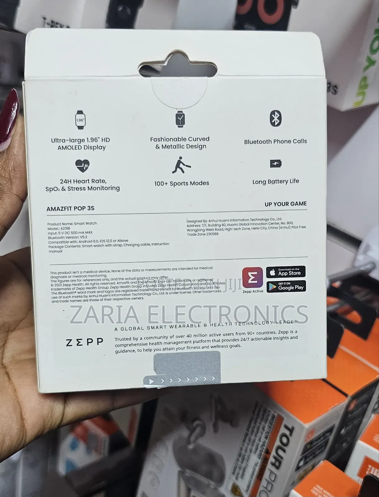 Amazfit Pop 3s Smart Watch