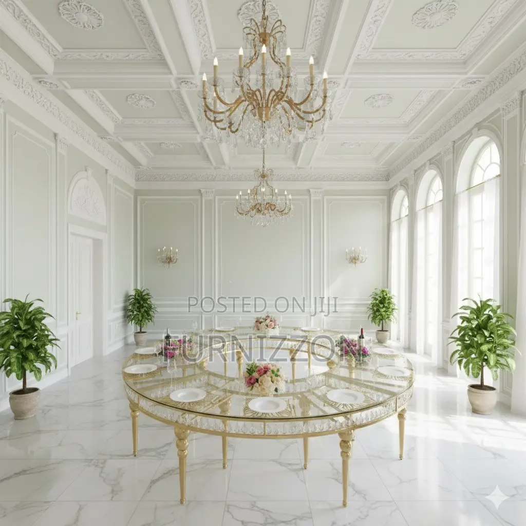 Stainless Steel Round Wedding Dining Table