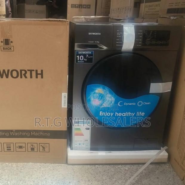 Efficient Skyworth 12 Kg Wash Dry Front Load Washing Machine - main view