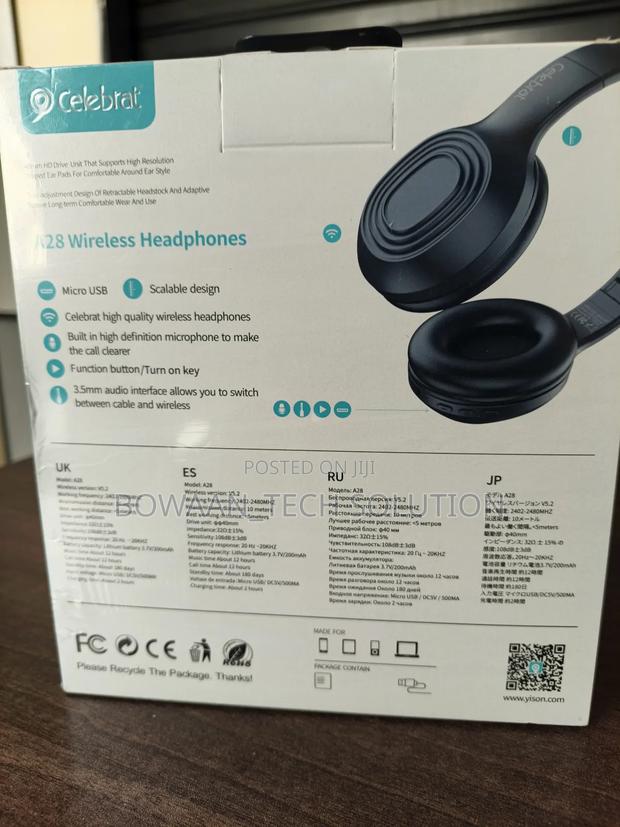 Celebrat Stereo Headphones - thumbnail 3