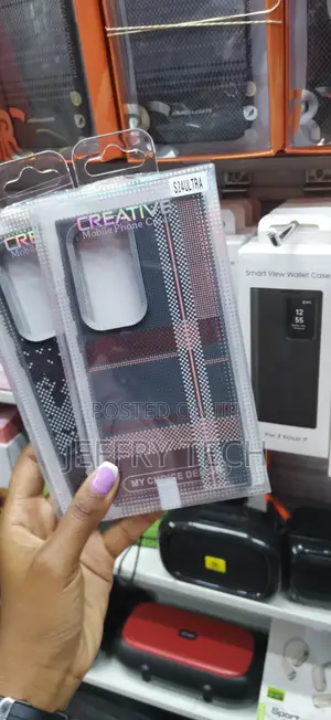 Dupkev Carbon Fiber Phone Case for Samsung Galaxy S24 Ultra
