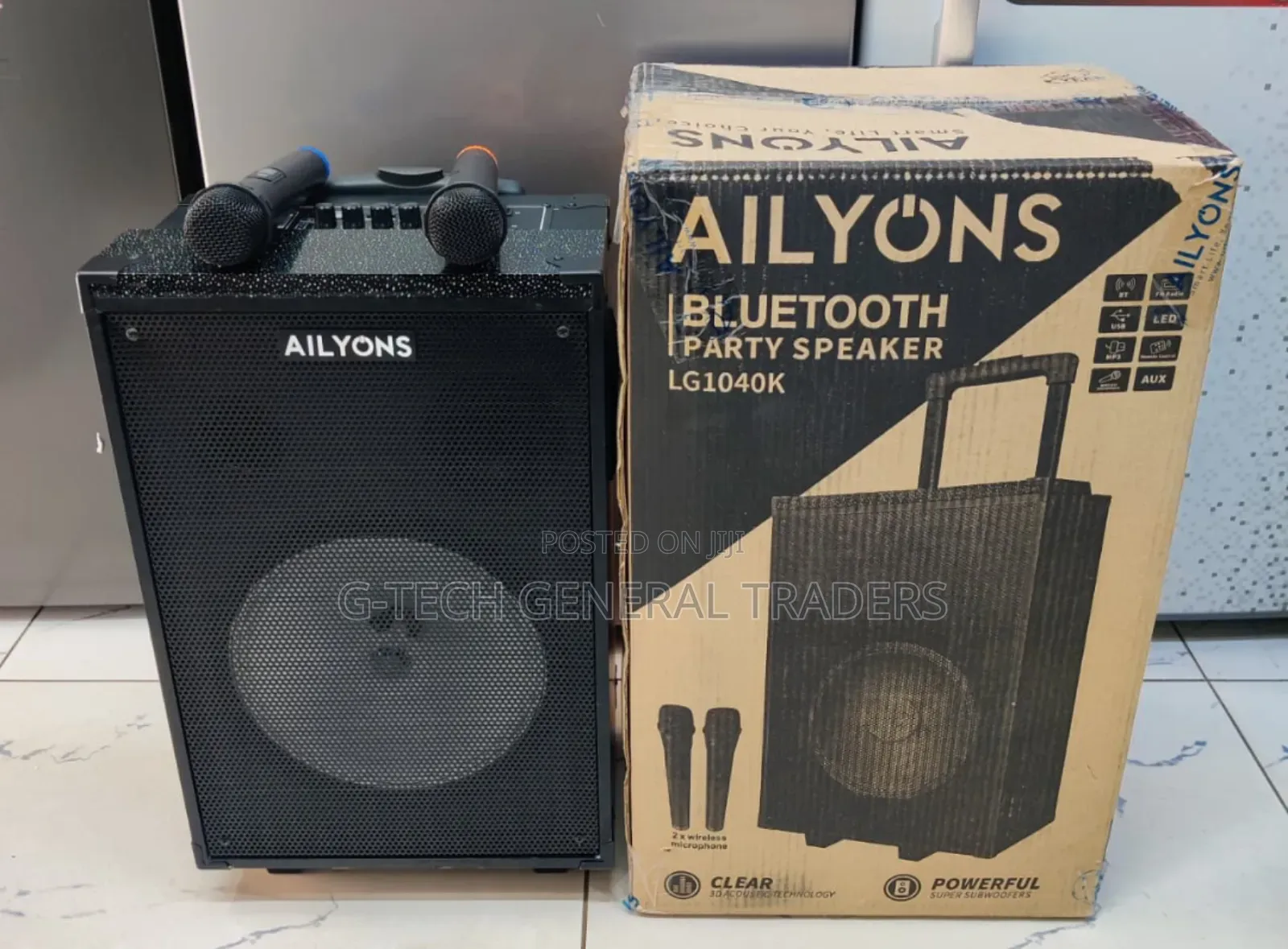 Ailyons 10inch Bluetooth Party Speaker Lg1040k