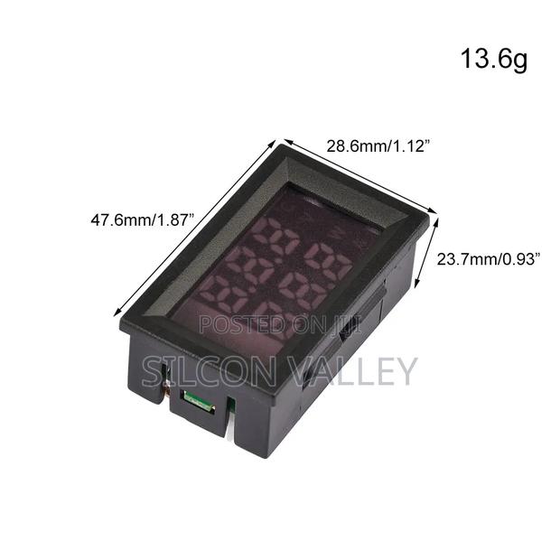 Digital Voltmeter Ammeter 0-100v 0-10a Current Meter Voltage Tester - thumbnail 2