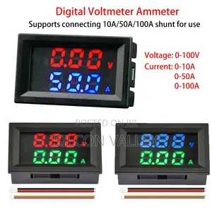 Digital Voltmeter Ammeter 0-100v 0-10a Current Meter Voltage Tester