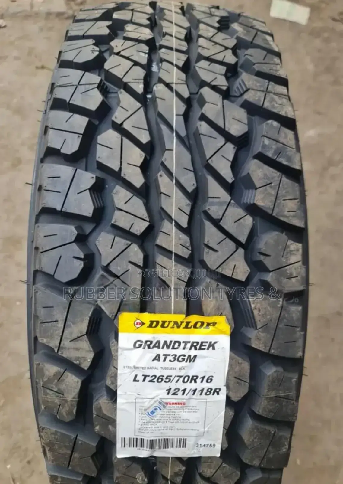 265 /70 R16 Dunlop Tyres Grandtrek a/T3gm