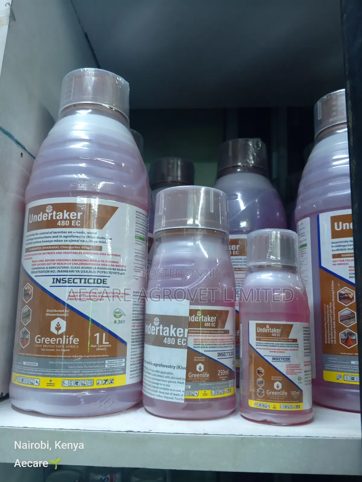 Undertaker Termicide 480ec 100ml, 250ml, 1litre
