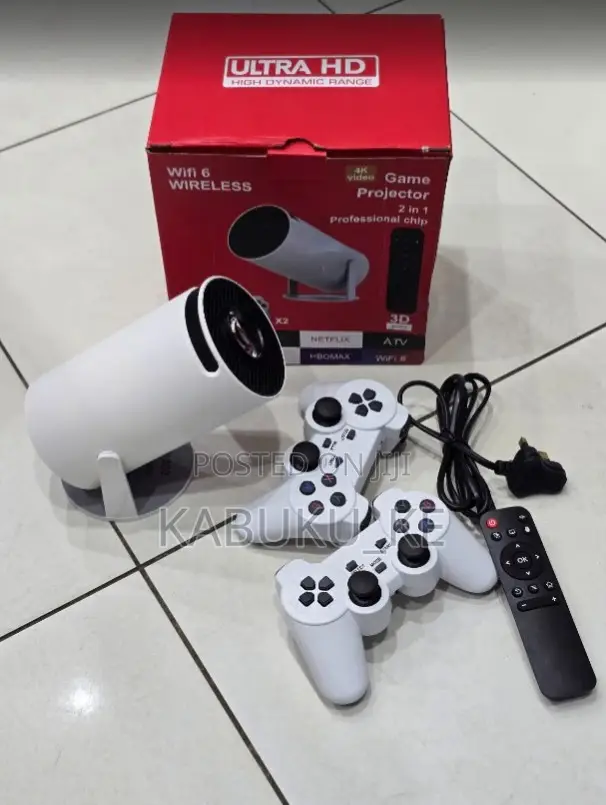 Smart Android 13.0 Projector With Gaming Console Wifi Enabled
