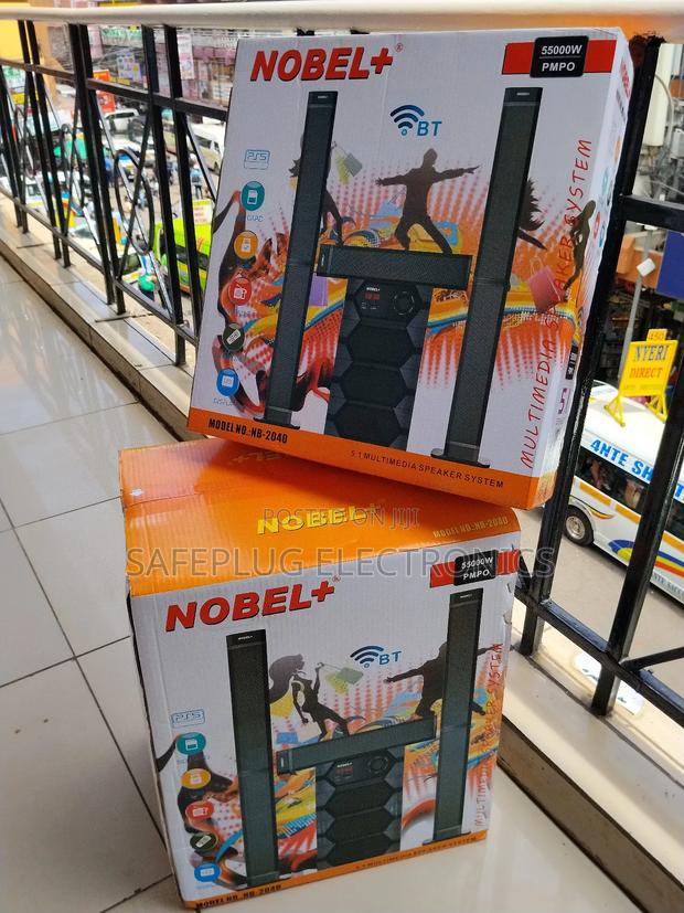 Nobel Tall Boy 55000w Pmpo Speakers | Bluetooth | Movie Music