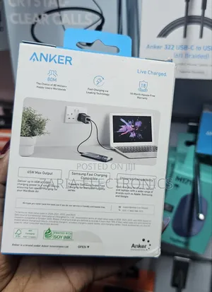 Anker Power Gan Charger 3in1 With 65watts