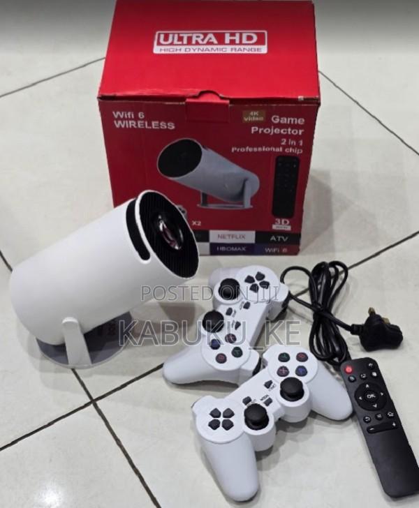 Hy300 Gaming Projector 4k Native 1080p Android Home Theater