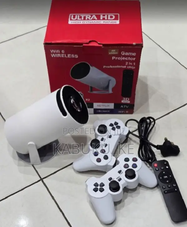 Hy300 Gaming Projector 4k Native 1080p Android Home Theater