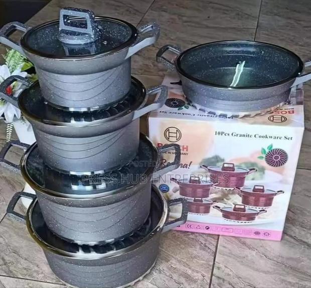 10-Piece Granite Cookware Set - main view