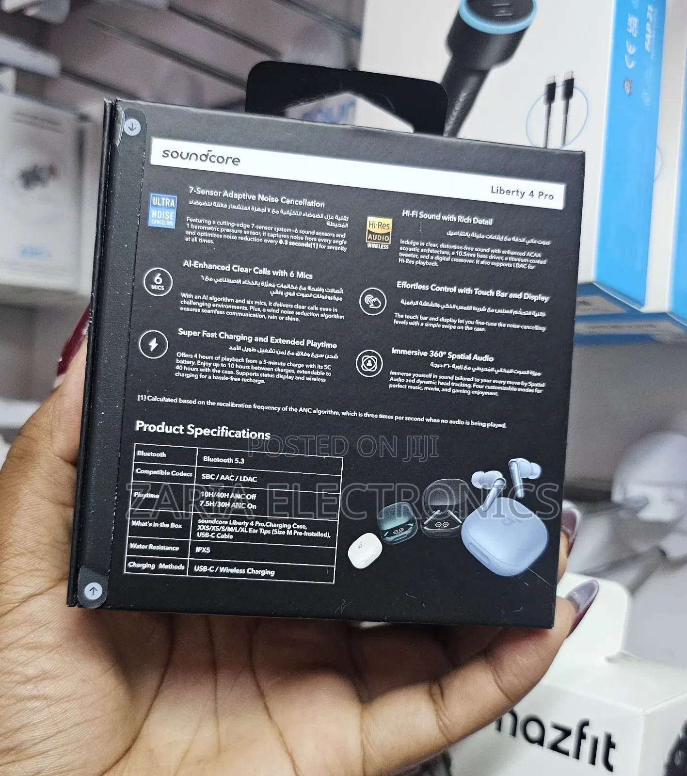 Anker Liberty 4 Pro Earbuds With Noise Cancellation