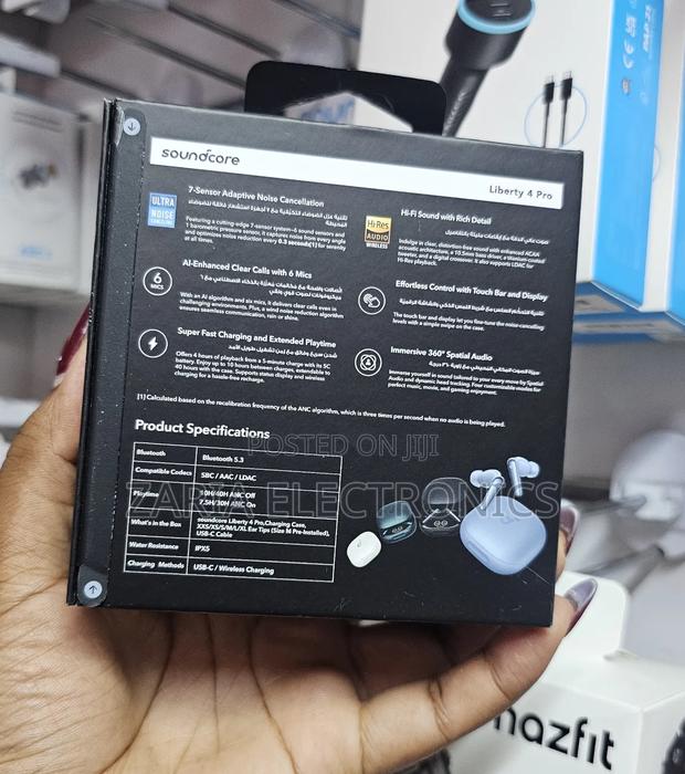 Anker Liberty 4 Pro Earbuds With Noise Cancellation - thumbnail 2