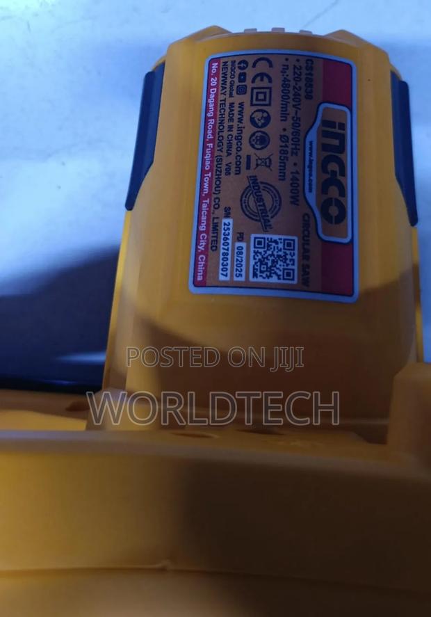 7" Incgo Circular Saw/1400watts Electric Circular - thumbnail 3
