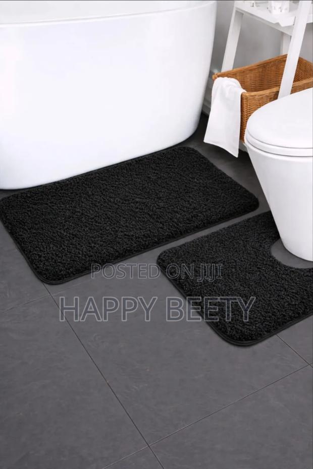 2 PCS Ultra - Soft Plush Bath Mat Set - thumbnail 4