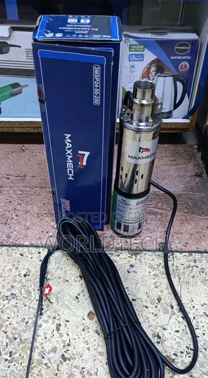 50 Metres Maxmech Solar Pump / 50m or 165fts Lift Solar Pump